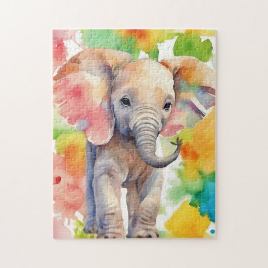 Puzzle Safari Serenity Elephant (Vertical)