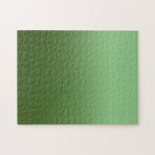 Puzzle Sage et Vert Forêt Monotone Ombre (Horizontal)