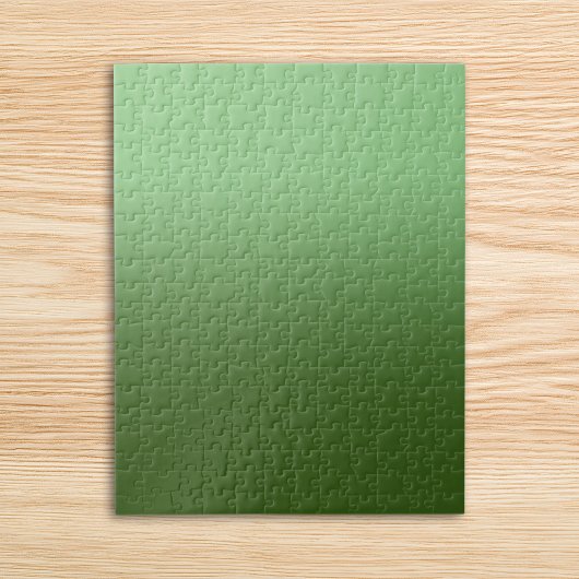 Puzzle Sage et Vert Forêt Monotone Ombre