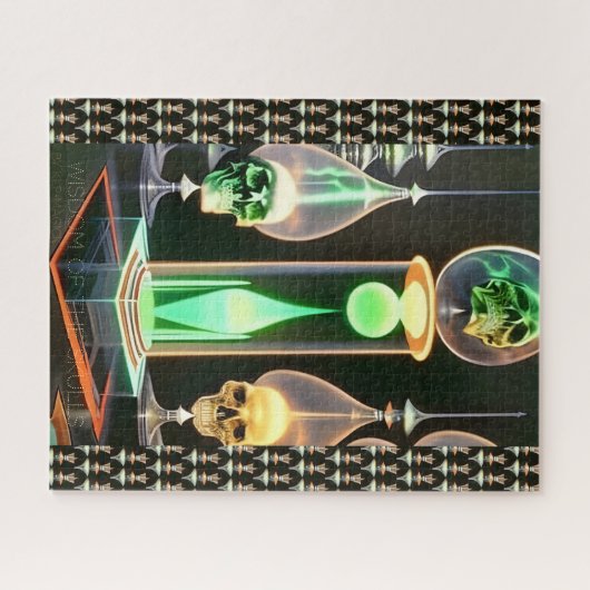 Puzzle Sagesse des crânes - AI Imaginaire Art Imprimer Sc (Horizontal)