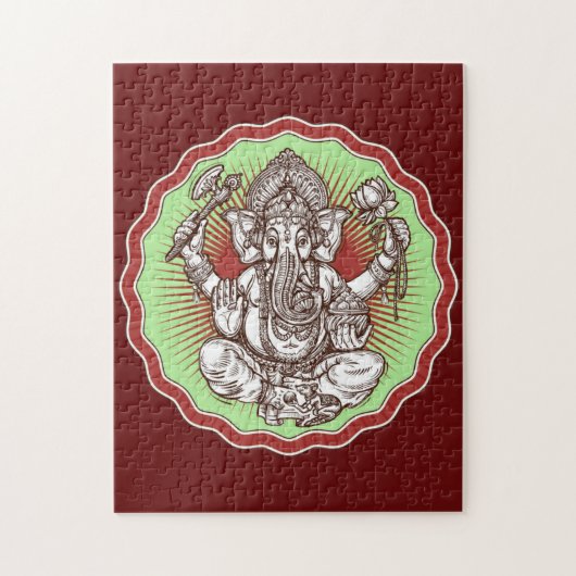 Puzzle Sagesse Ganapati Inde Hindou Lord Ganesha Elephant (Vertical)