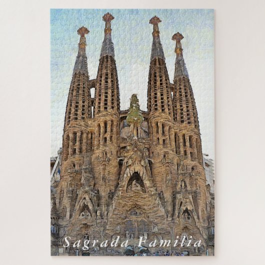 Puzzle Sagrada Familia. Vue 3. (Vertical)