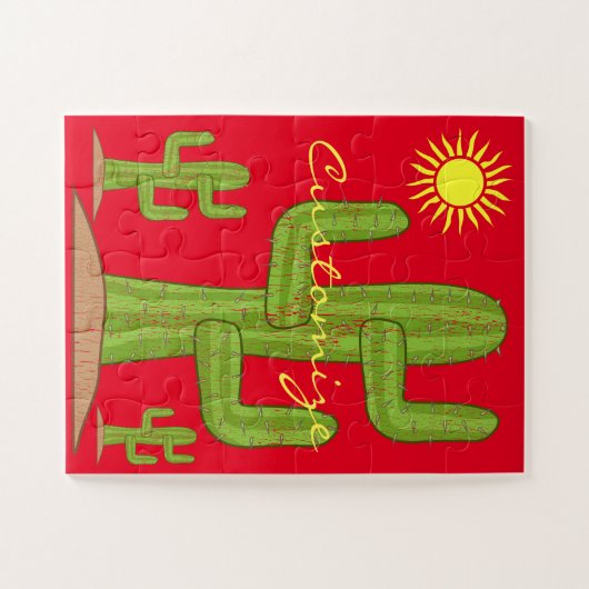 Puzzle Saguaro Cactus Thunder_Cove (Horizontal)