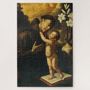 Puzzle Saint Antoine de Padoue avec l'Enfant Jésus