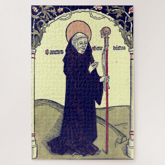 Puzzle Saint Benoît de Nursie Père du monachisme (Vertical)