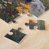 Puzzle Saint Bernard Champ Fleur sauvage Pittoresque (Côté)