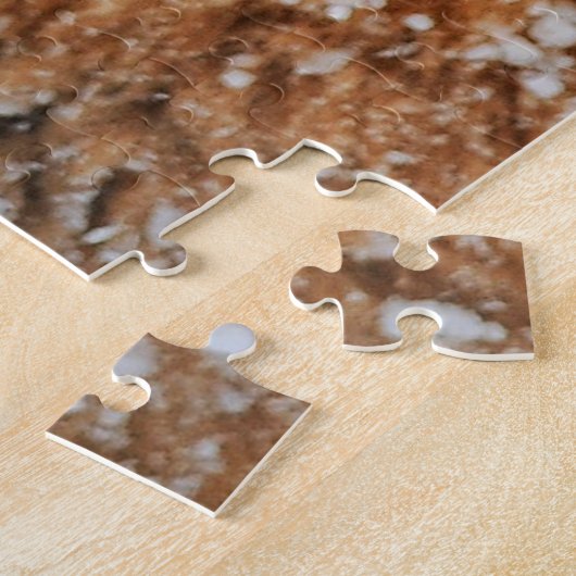 Puzzle Saint Bernard dans la neige (Côté)