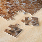 Puzzle Saint Bernard dans la neige (Côté)