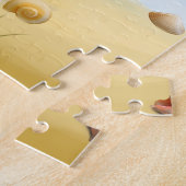 Puzzle Saint Bernard Dog sur la plage (Côté)