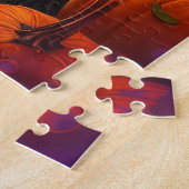 Puzzle Saint-Bernard Vampire Citrouilles Halloween Épouva (Côté)