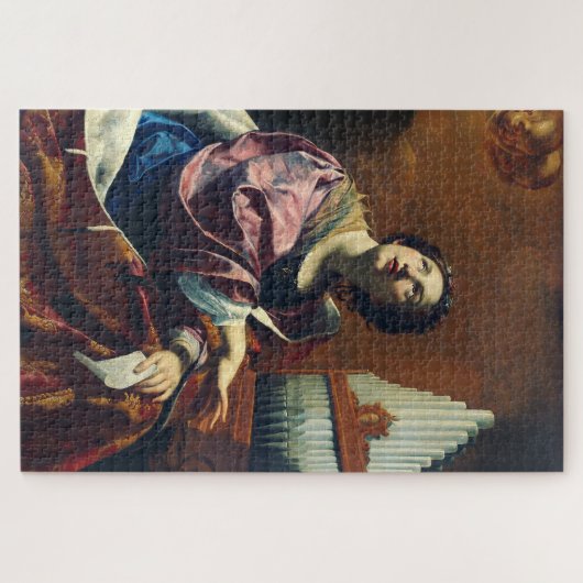Puzzle Saint Cecilia par Simon Vouet (Horizontal)