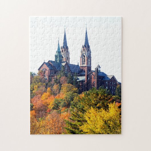 Puzzle saint de basilique de colline (Vertical)