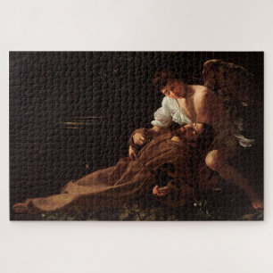 Puzzle Saint François d'Assise en (1595) par Caravaggio