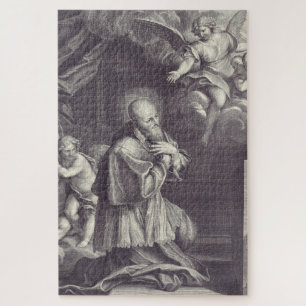 Puzzle Saint François de Sales Art en noir et blanc