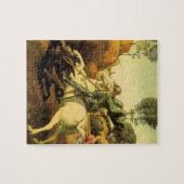 Puzzle "Saint George et le dragon" de Raphaël (vers 1505) (Horizontal)