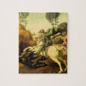 Puzzle "Saint George et le dragon" de Raphaël (vers 1505) (Vertical)