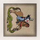 Puzzle Saint George et le Dragon du XIIIe siècle (Horizontal)