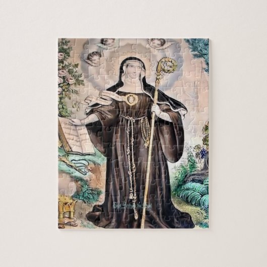 Puzzle Saint Gertrude le Grand (Vertical)