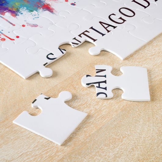 Puzzle Saint Jacques de Compostelle Espagne Skyline (Côté)