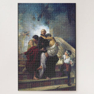 Puzzle Saint Jean de Dieu Patron des Hôpitaux Art Catholi