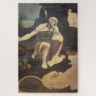 Puzzle Saint Jérôme dans le désert–inachevé de Léonard