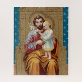 Puzzle Saint-Joseph avec enfant Jésus-Christ (Vertical)