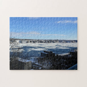 Puzzle Saint-Laurent en hiver, Québec, Canada