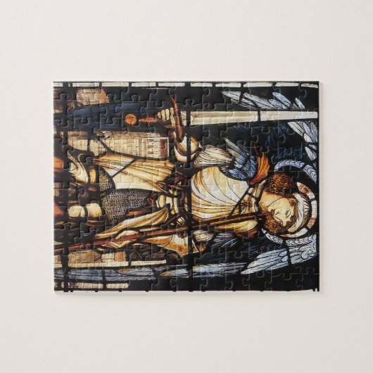 Puzzle Saint Michael par Sir Edward Coley Burne-Jones (Horizontal)