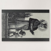 Puzzle Saint Patrick Apôtre d'Irlande  Art monochrome (Horizontal)