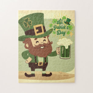 Puzzle Saint Patrick de style vintage