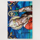 Puzzle Saint Patrick, Shamrock (Vertical)