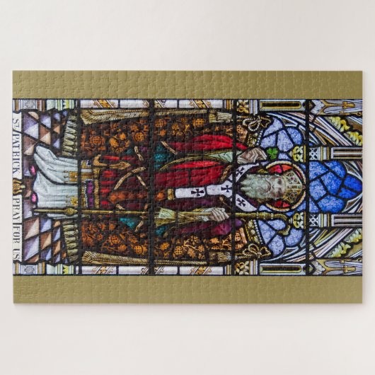 Puzzle Saint Patrick, Shamrock (Horizontal)