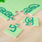 Puzzle Saint Patrick's Day Shamrock Pot of Gold Celtic Kn (Côté)