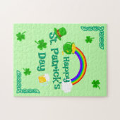 Puzzle Saint Patrick's Day Shamrock Pot of Gold Celtic Kn (Horizontal)