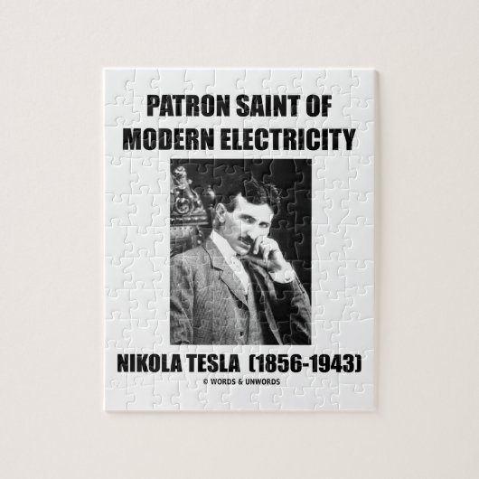 Puzzle Saint patron de l'électricité moderne (Nikola (Vertical)