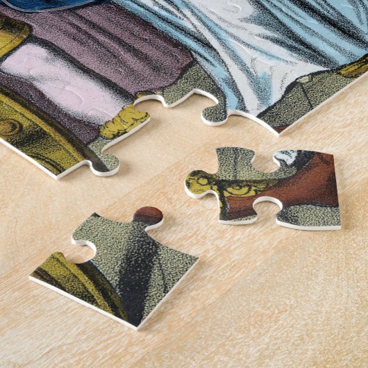 Puzzle Saint Philomène est jugé devant l'empereur Dioclét (Côté)