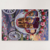 Puzzle Saint-Valentin Chien Vizsla (Horizontal)