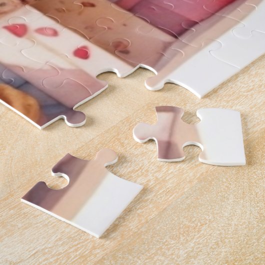 Puzzle Saint Valentin Cookie Shop Aquarelle (Côté)