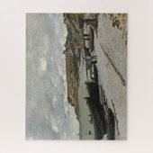 Puzzle Sainte-Adresse de Monet - Bateaux Mer Ciel nuageux (Vertical)