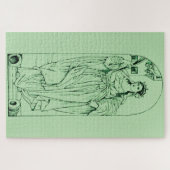 Puzzle Sainte Barbara Vierge et martyr (Horizontal)