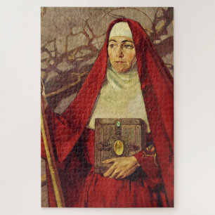 Puzzle Sainte Brigitte de Kildare Flamme celtique Art sac