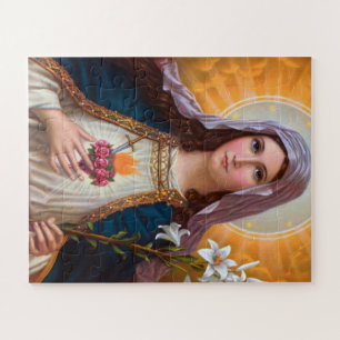 Puzzle Sainte Mère Marie Coeur immaculé, Sainte Marie, Ca