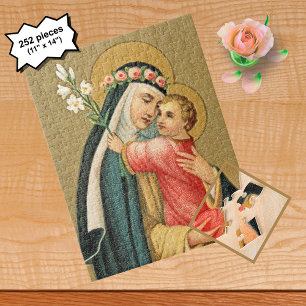 Puzzle Sainte Rose de Lima et l'Enfant Jésus (M 023)
