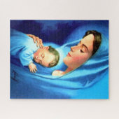 Puzzle Sainte Vierge Marie avec Bébé Jésus (Horizontal)