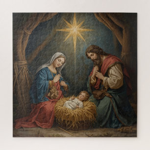 Puzzle Sainte Vierge Marie et Enfant Jésus