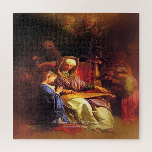 Puzzle Saints Anne et Joachim, Parents de Marie (Vertical)