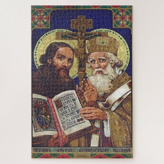 Puzzle Saints Cyrille et Méthode Apôtres des Slaves (Vertical)