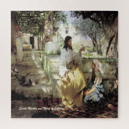 Puzzle Saints Martha et Marie de Béthanie (Vertical)