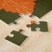 Puzzle Saison d'automne Halloween Citrouille Motif (Côté)