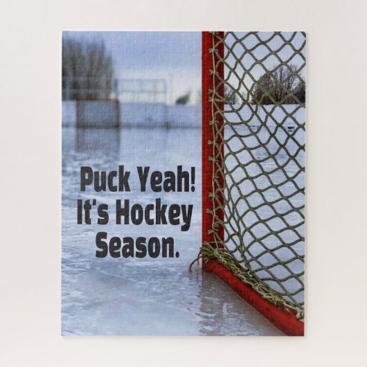 Puzzle Saison de hockey sur glace Cold Funny Humour Puck (Vertical)